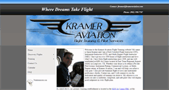 Desktop Screenshot of krameraviation.com