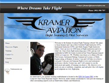 Tablet Screenshot of krameraviation.com